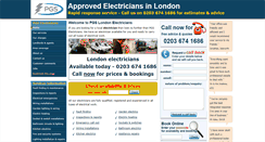 Desktop Screenshot of pgs-electricians.co.uk